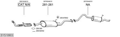 BOSAL SYS10903 BOSAL SYS10903