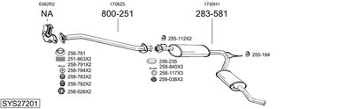 BOSAL SYS27201