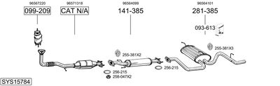 BOSAL SYS15784