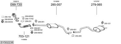 BOSAL SYS02238