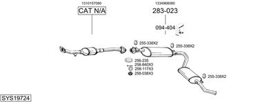 BOSAL SYS19724