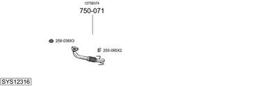 BOSAL SYS12316