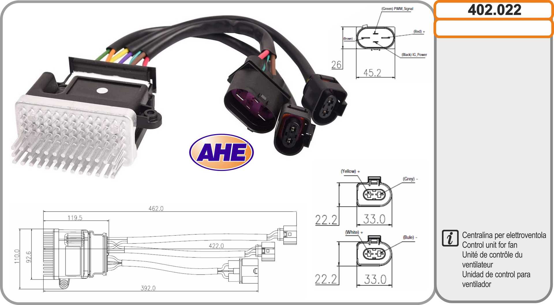 AHE 402.022 AHE 402.022
