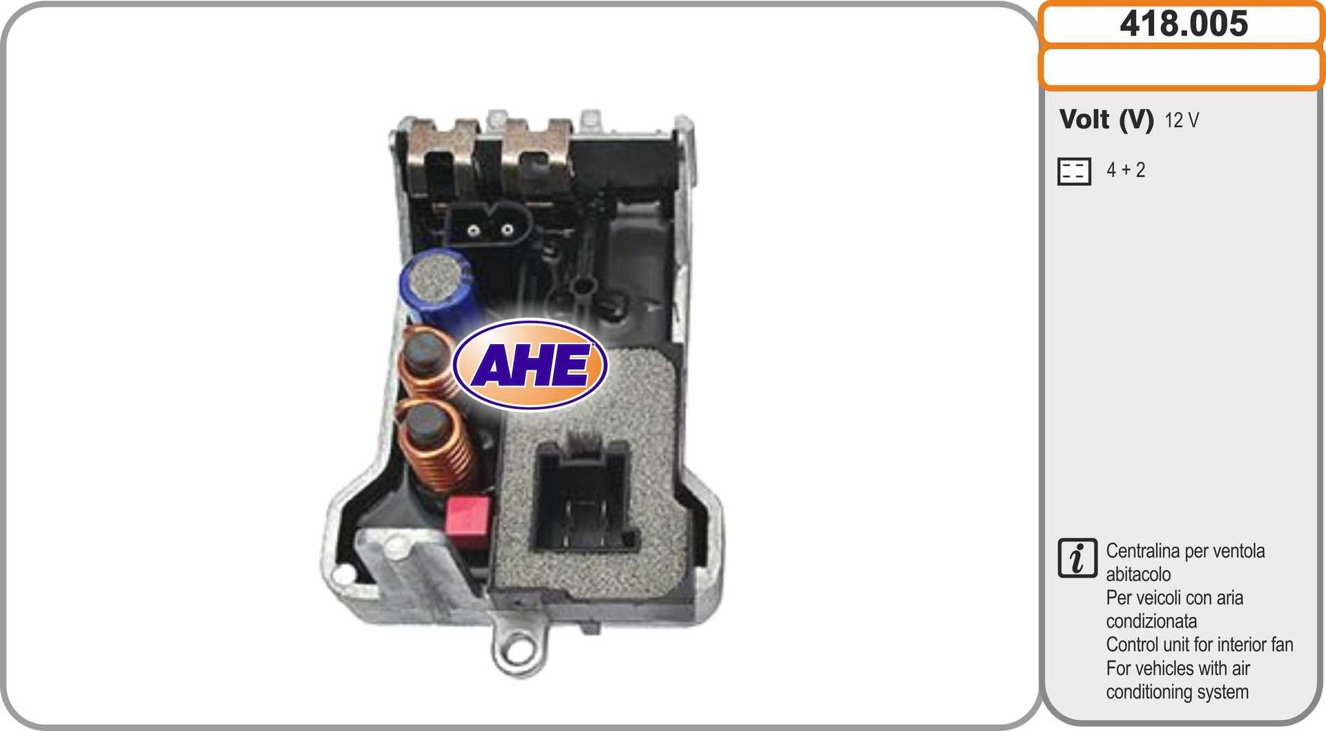 AHE 418.005 AHE 418.005
