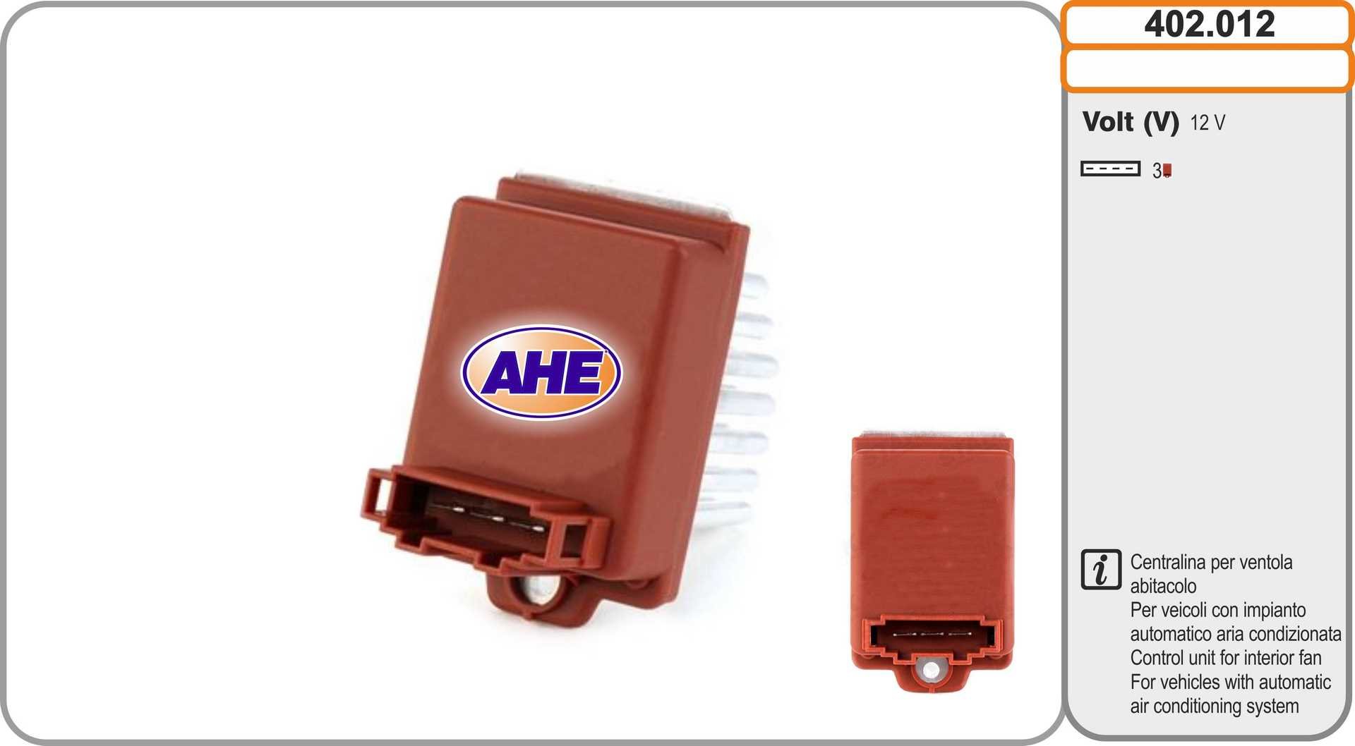 AHE 402.012 AHE 402.012