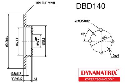 DYNAMATRIX DBD140