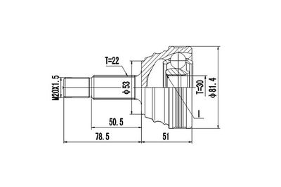 DYNAMATRIX DCV853005