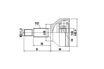 DYNAMATRIX DCV818002