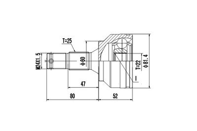 DYNAMATRIX DCV810025