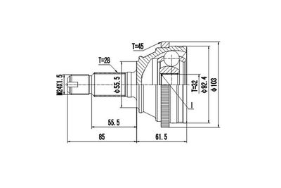 DYNAMATRIX DCV851002