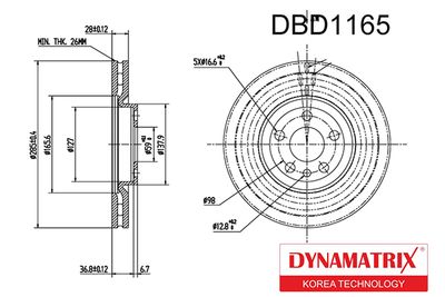 DYNAMATRIX DBD1165