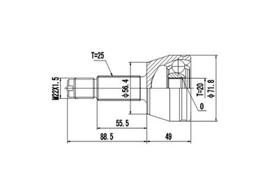 DYNAMATRIX DCV818012