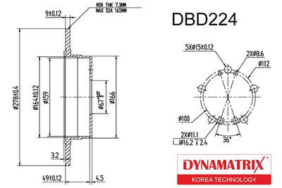 DYNAMATRIX DBD224