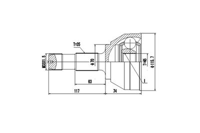 DYNAMATRIX DCV810050