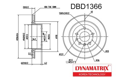 DYNAMATRIX DBD1366
