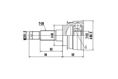 DYNAMATRIX DCV818034