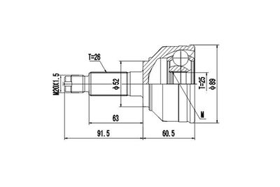 DYNAMATRIX DCV834001