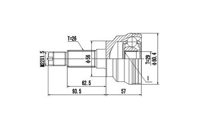 DYNAMATRIX DCV834008