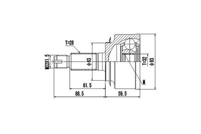 DYNAMATRIX DCV823034