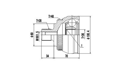 DYNAMATRIX DCV818025