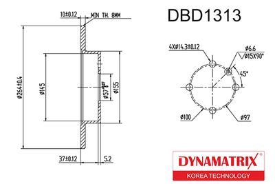 DYNAMATRIX DBD1313