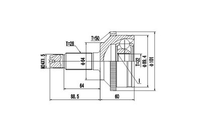 DYNAMATRIX DCV823036