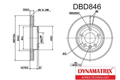 DYNAMATRIX DBD846