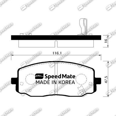 SpeedMate SM-BPK027