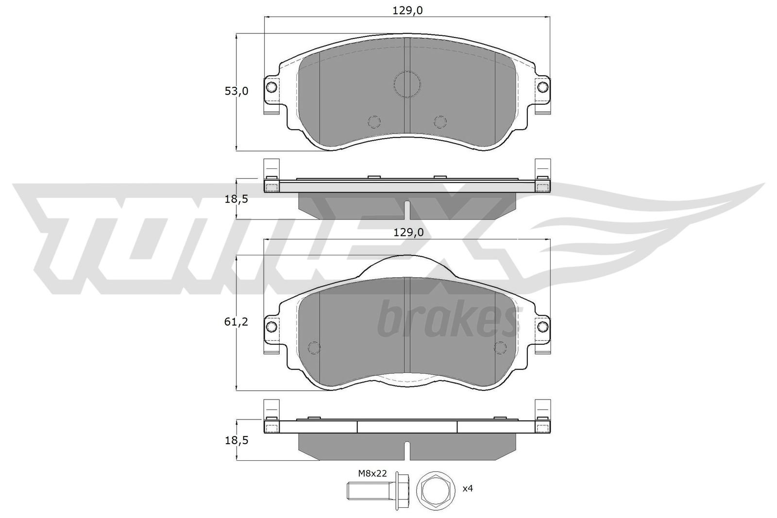 TOMEX Brakes TX 16-79