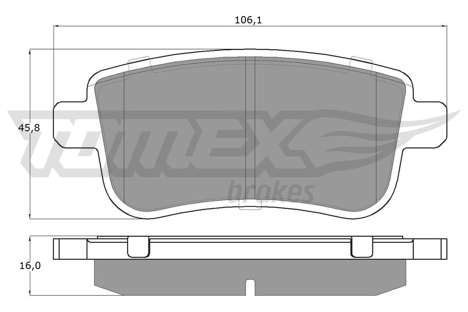 TOMEX Brakes TX 16-38