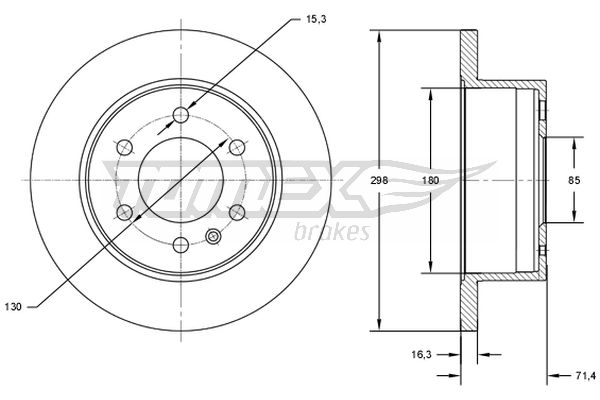 TOMEX Brakes TX 71-60