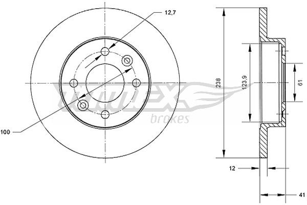 TOMEX Brakes TX 70-36