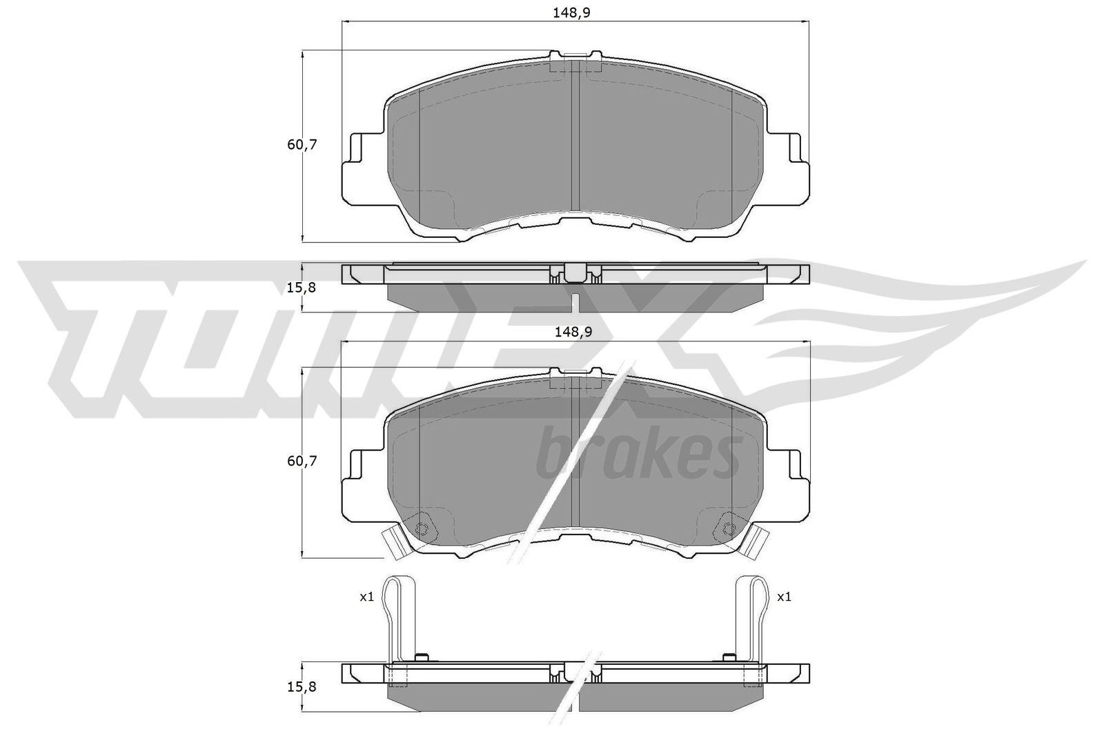 TOMEX Brakes TX 60-15