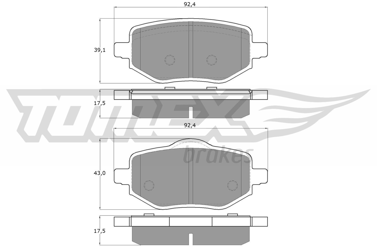 TOMEX Brakes TX 60-02