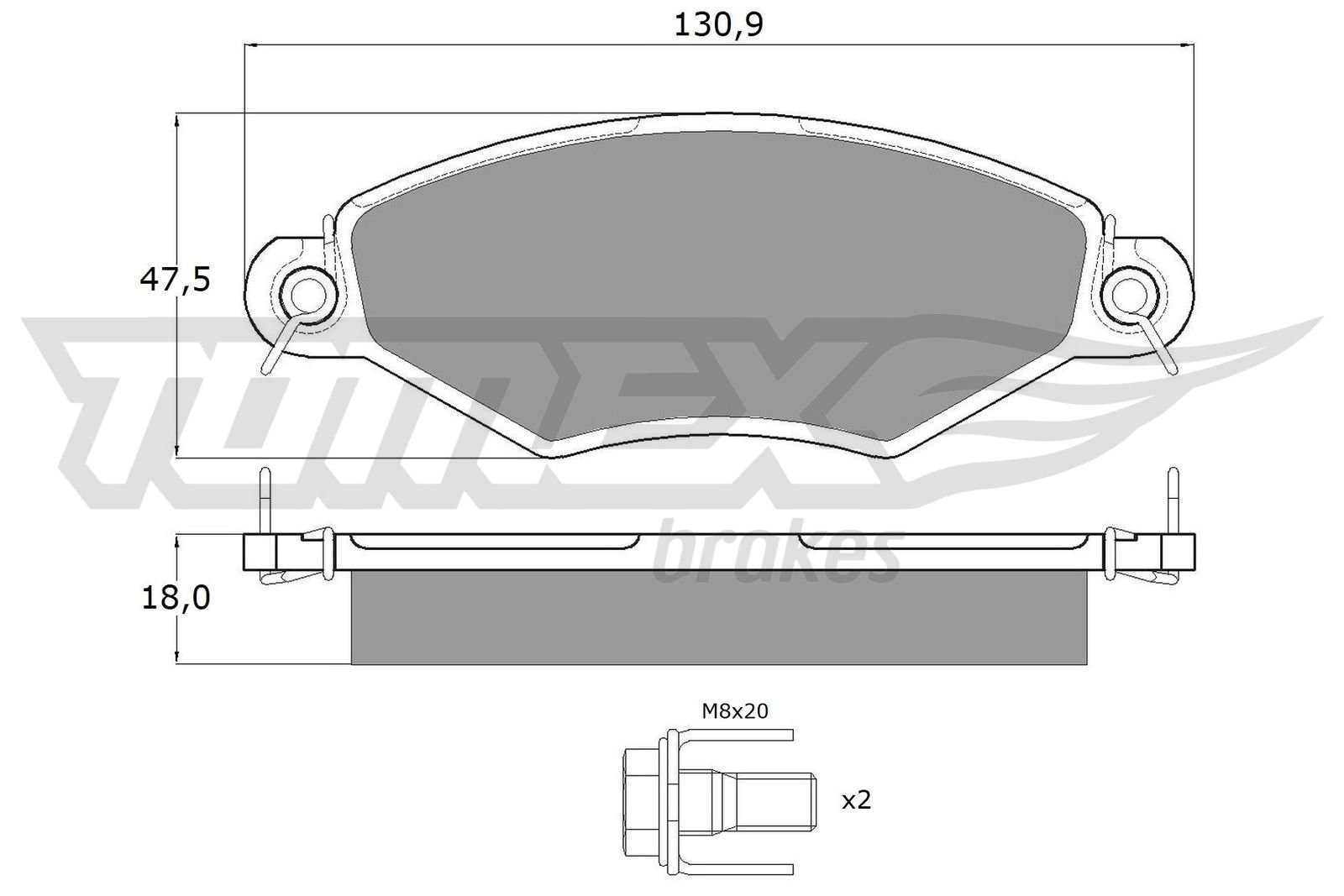 TOMEX Brakes TX 12-15