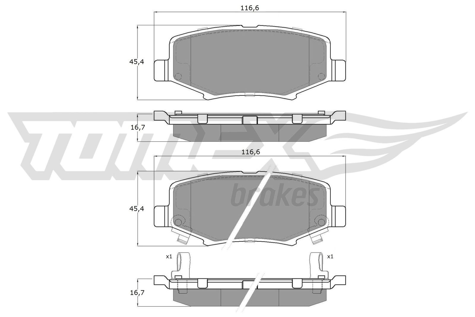 TOMEX Brakes TX 19-21