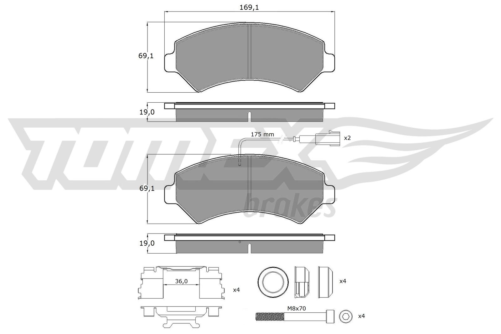 TOMEX Brakes TX 14-401