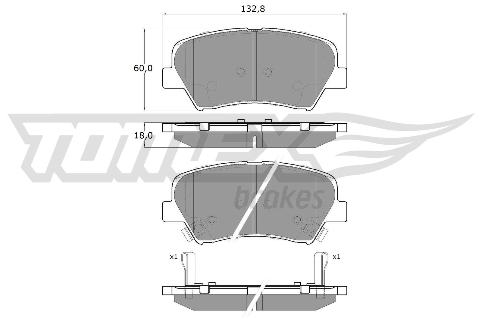 TOMEX Brakes TX 17-68