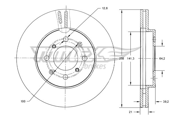 TOMEX Brakes TX 73-81