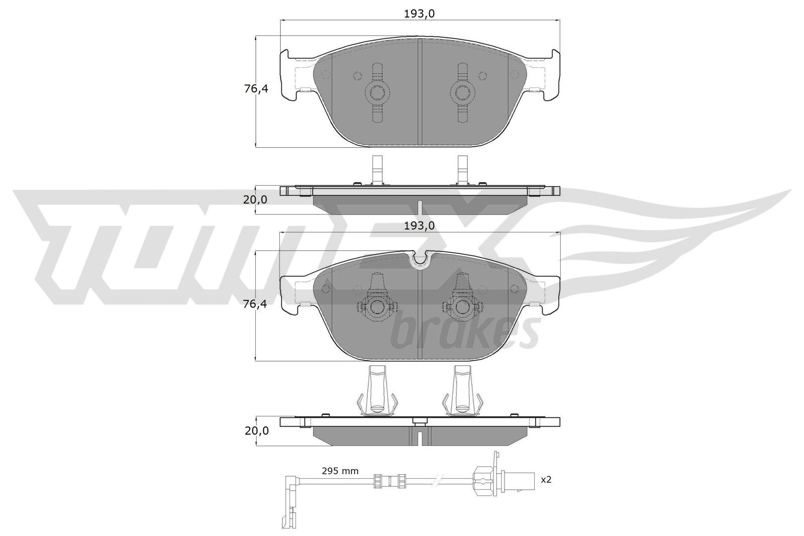 TOMEX Brakes TX 19-40