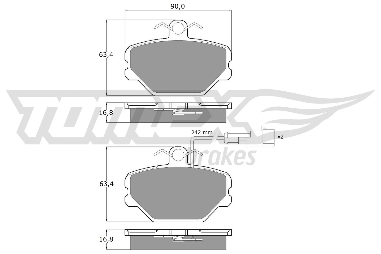 TOMEX Brakes TX 10-392