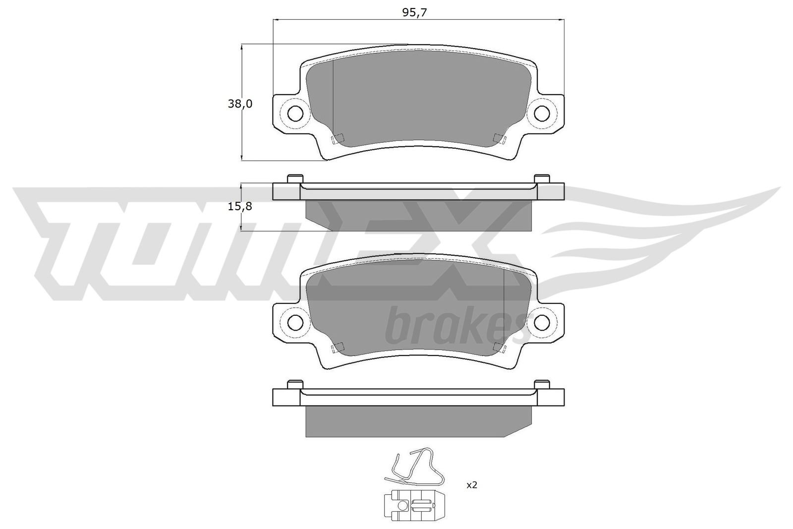 TOMEX Brakes TX 13-75