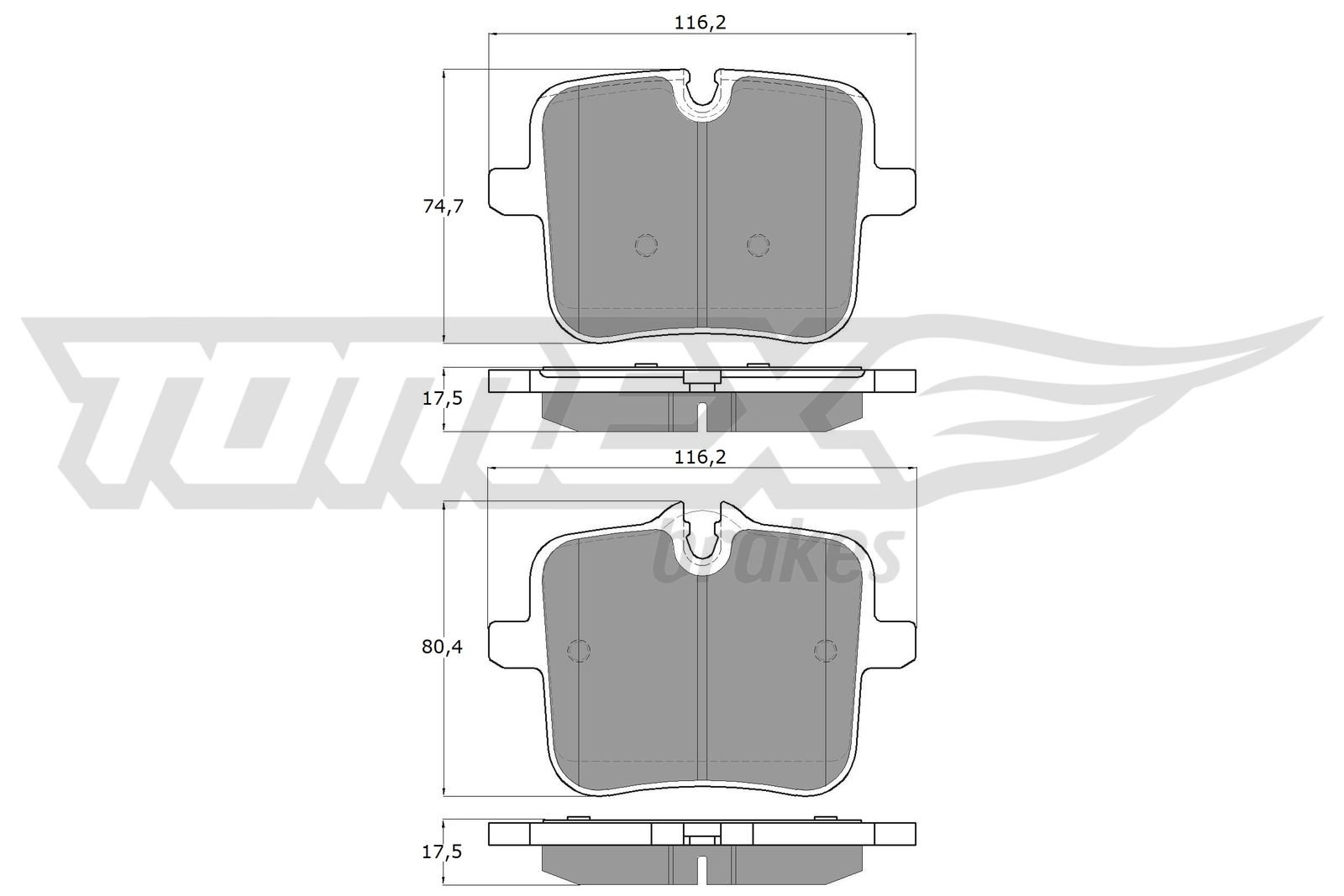 TOMEX Brakes TX 60-07