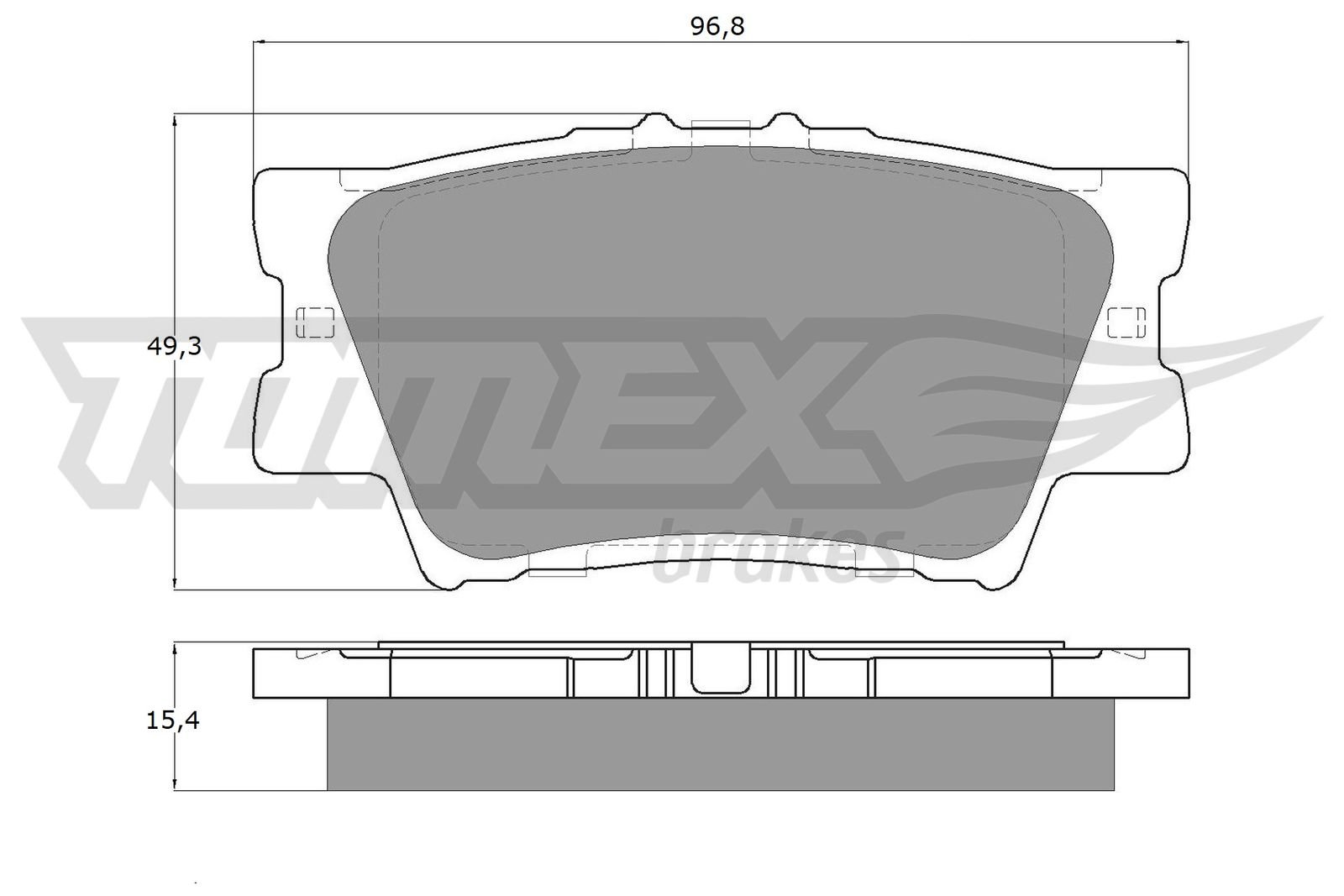 TOMEX Brakes TX 15-73