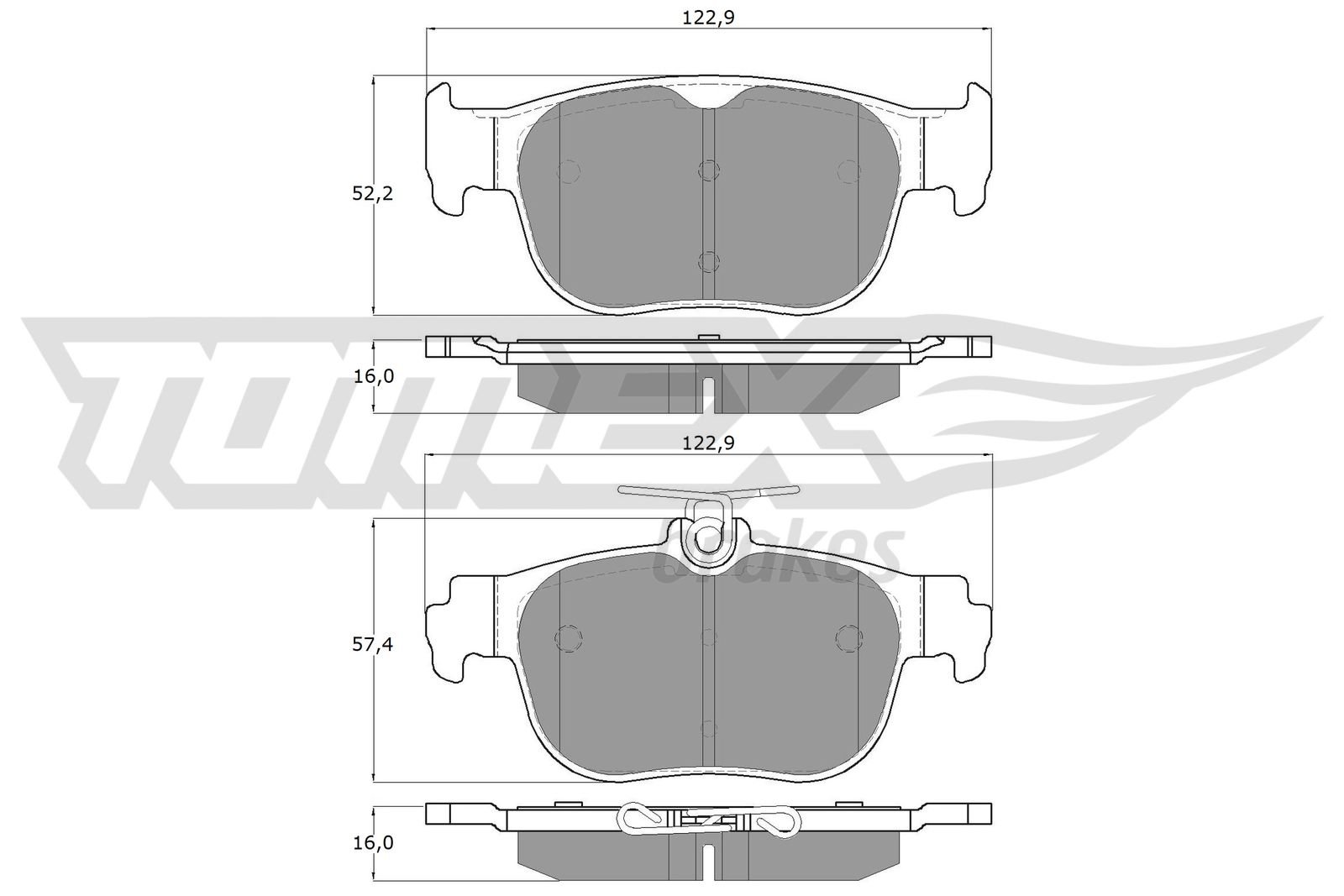 TOMEX Brakes TX 60-11