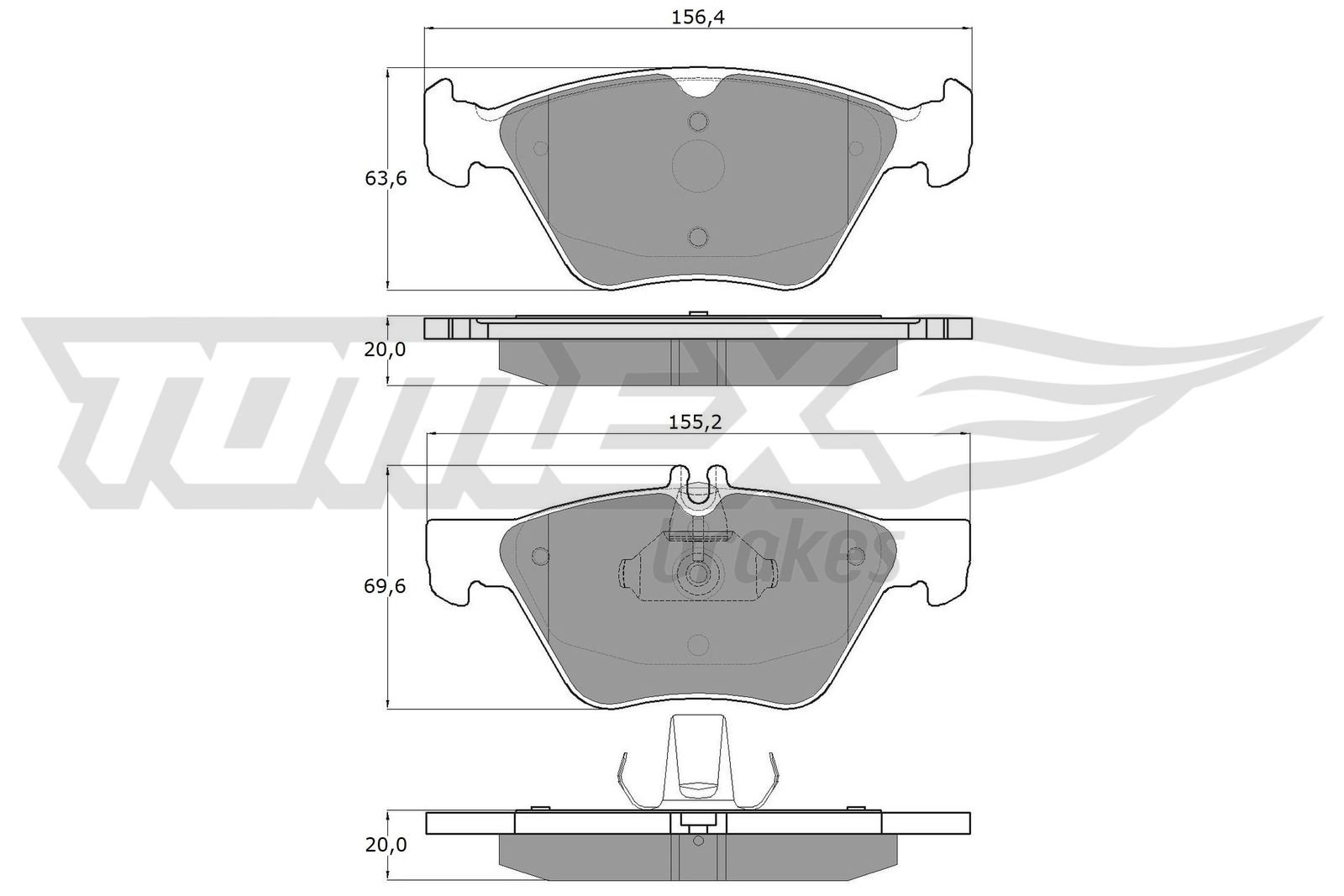 TOMEX Brakes TX 12-82