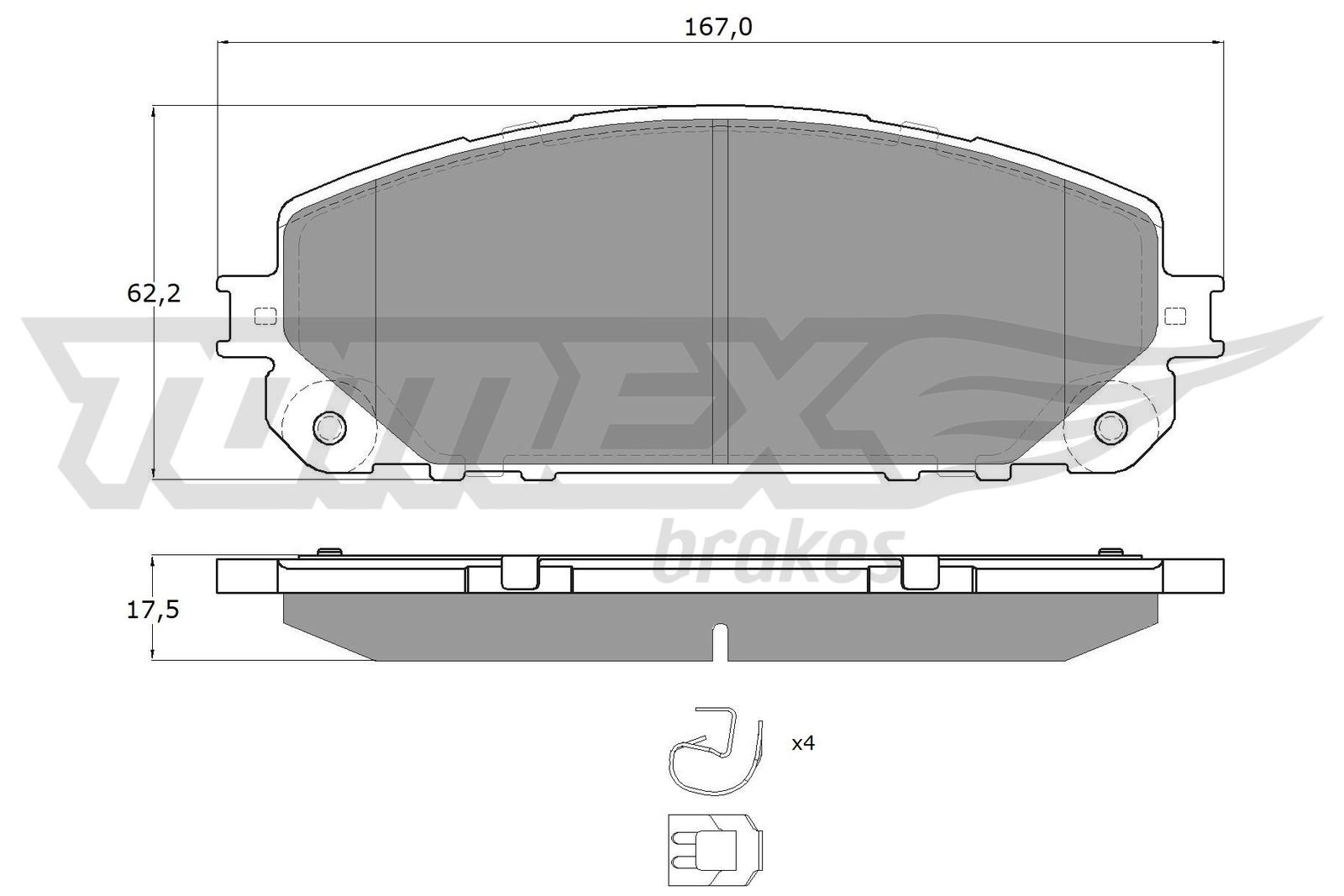 TOMEX Brakes TX 18-80