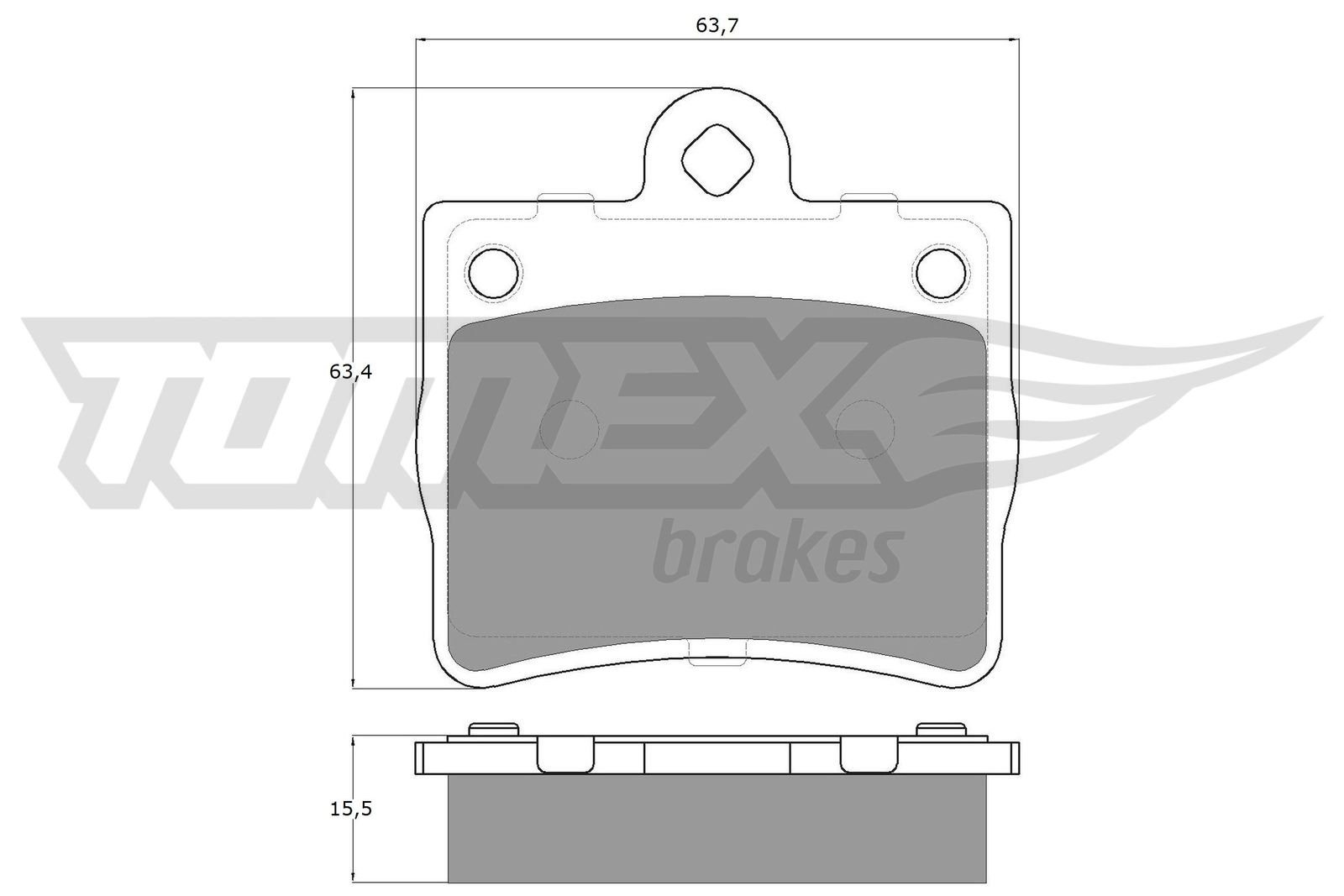 TOMEX Brakes TX 12-77