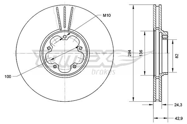 TOMEX Brakes TX 70-96