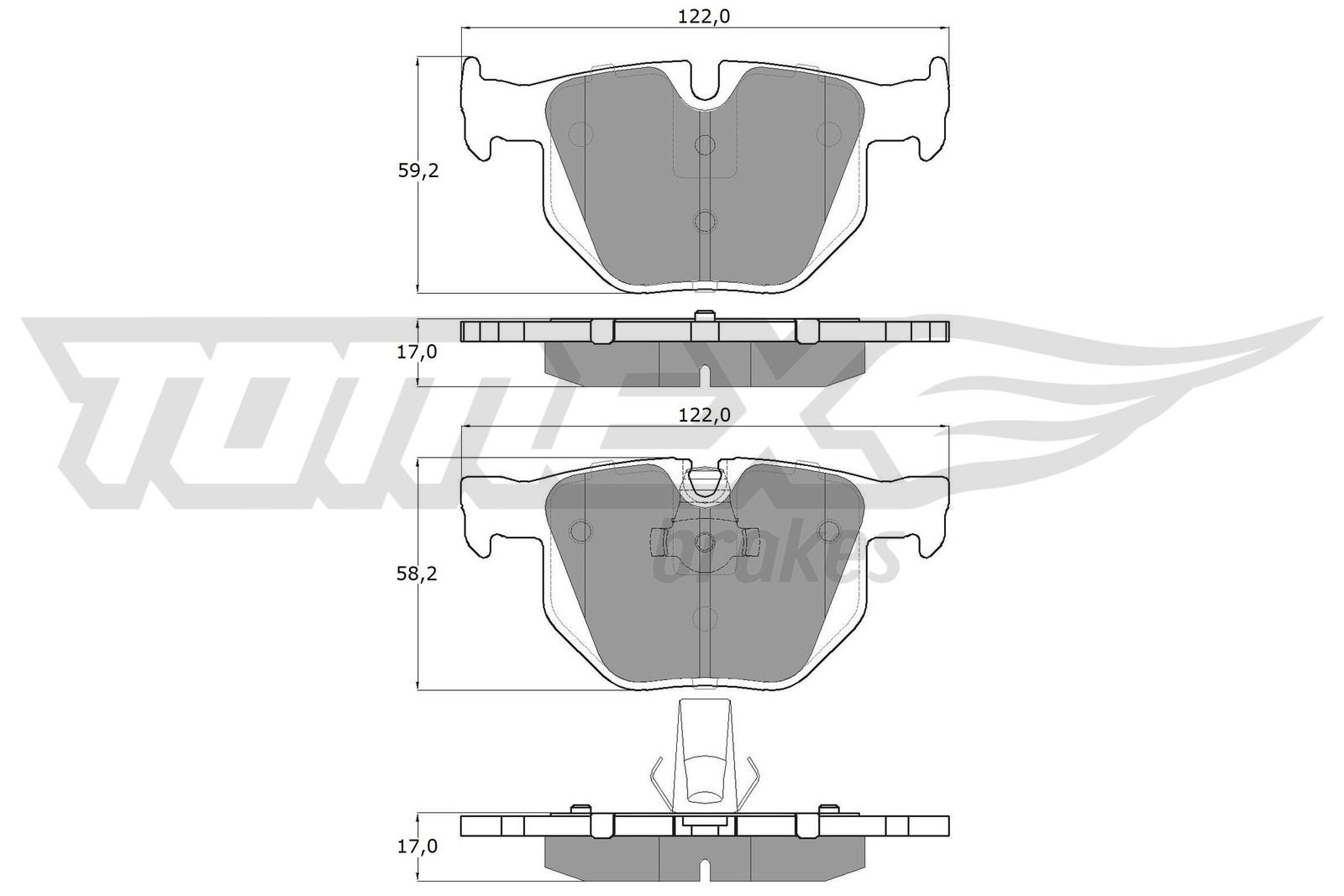 TOMEX Brakes TX 14-81